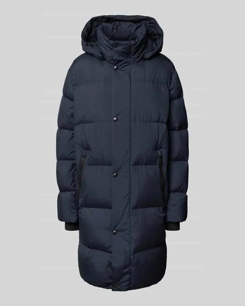 Marc O'Polo Steppmantel mit Kapuze Marine