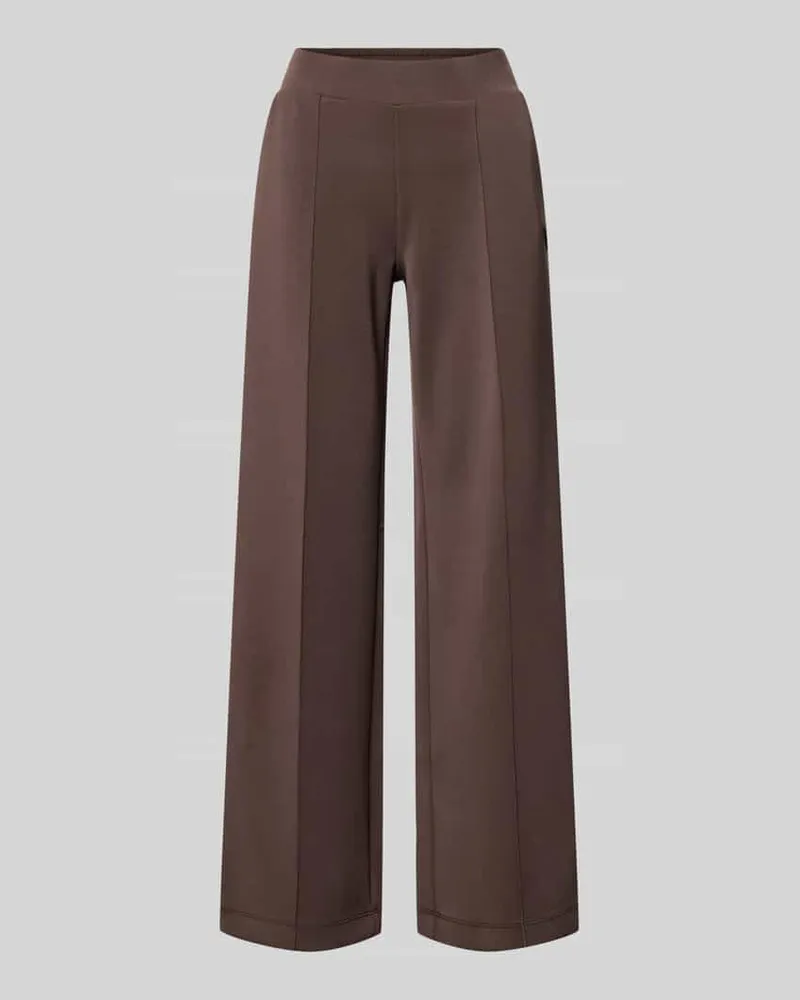 Guess Straight Fit Stoffhose mit Modal-Anteil Modell 'Olympe Schoko