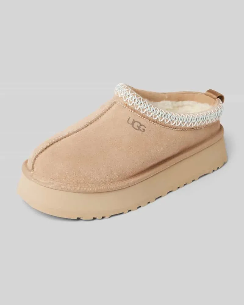 UGG Slides aus Veloursleder Modell 'TAZZ Sand