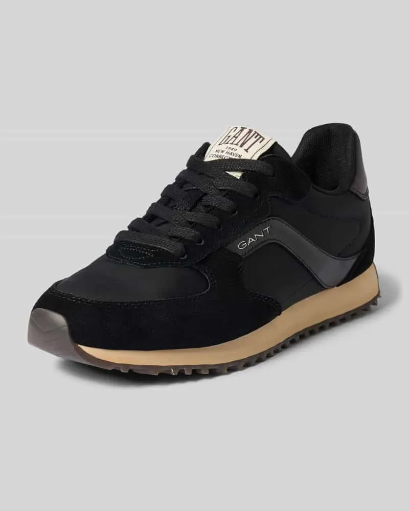 Gant Sneaker aus Leder-Mix Modell 'Beja Black
