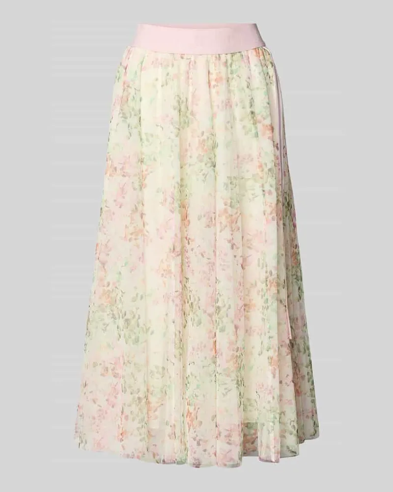 JOOP! Midirock mit elastischem Logo-Bund Hellrosa