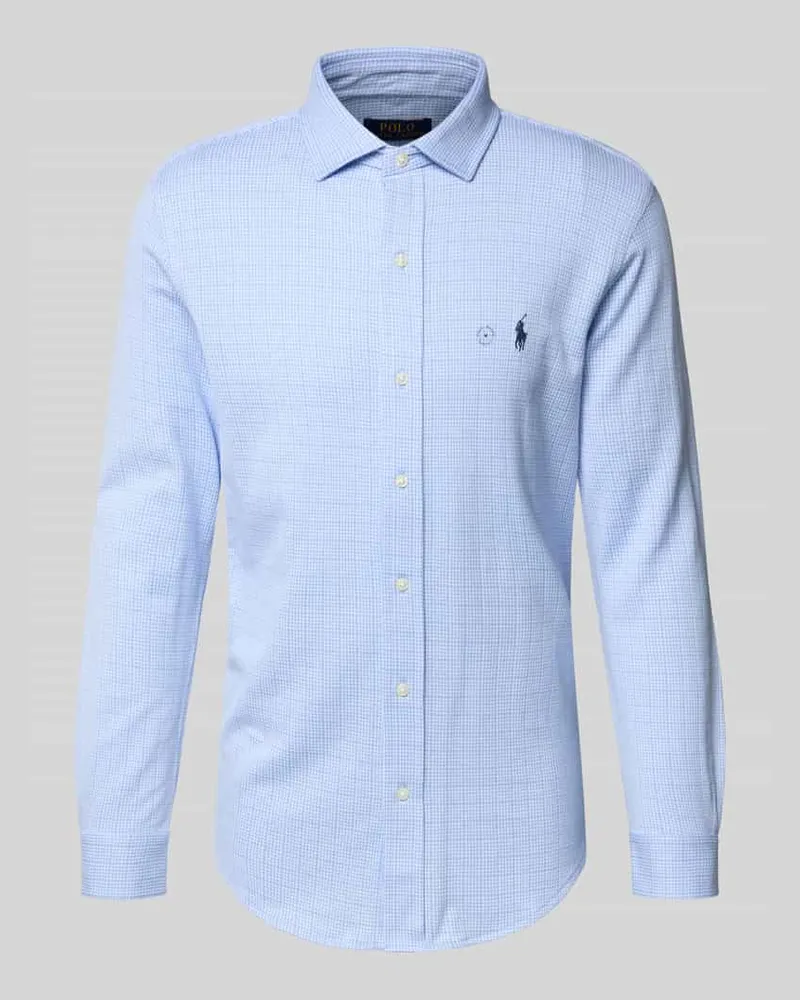 Ralph Lauren Regular Fit Freizeithemd aus reiner Baumwolle Bleu