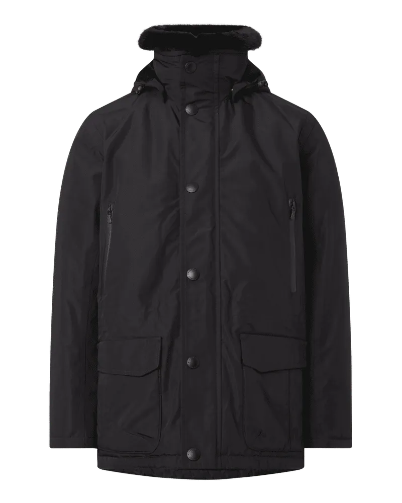 Wellensteyn Regular Fit Funktionsjacke mit Reißverschlusstaschen Modell 'HALIFAX Black