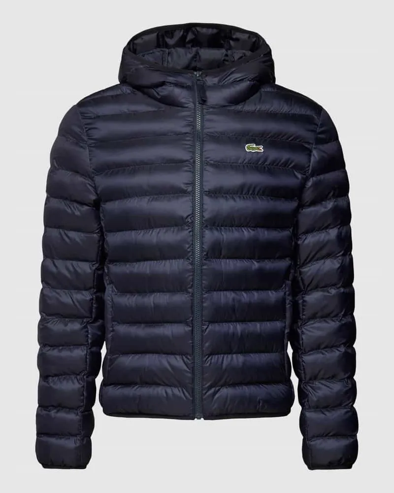 Lacoste Steppjacke mit Kapuze Dunkelblau