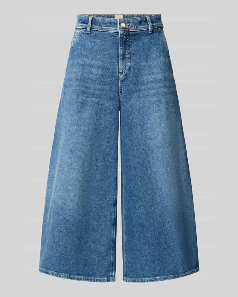 Brax Regular Fit Culotte aus Baumwoll-Mix Modell 'Melli S Jeansblau