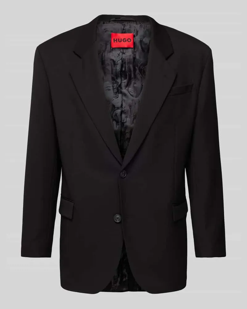HUGO BOSS Sakko mit Pattentaschen Modell 'Ulan Black