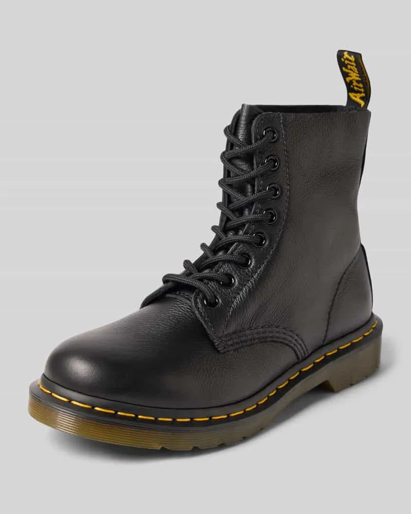 Dr.Martens Schnürstiefel mit Logo-Patch Modell 'Eye Black