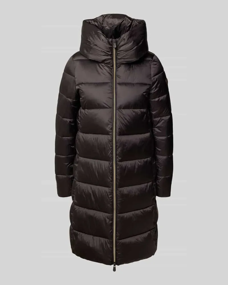 Save The Duck Steppmantel mit Stehkragen Modell 'LYSA Dunkelbraun