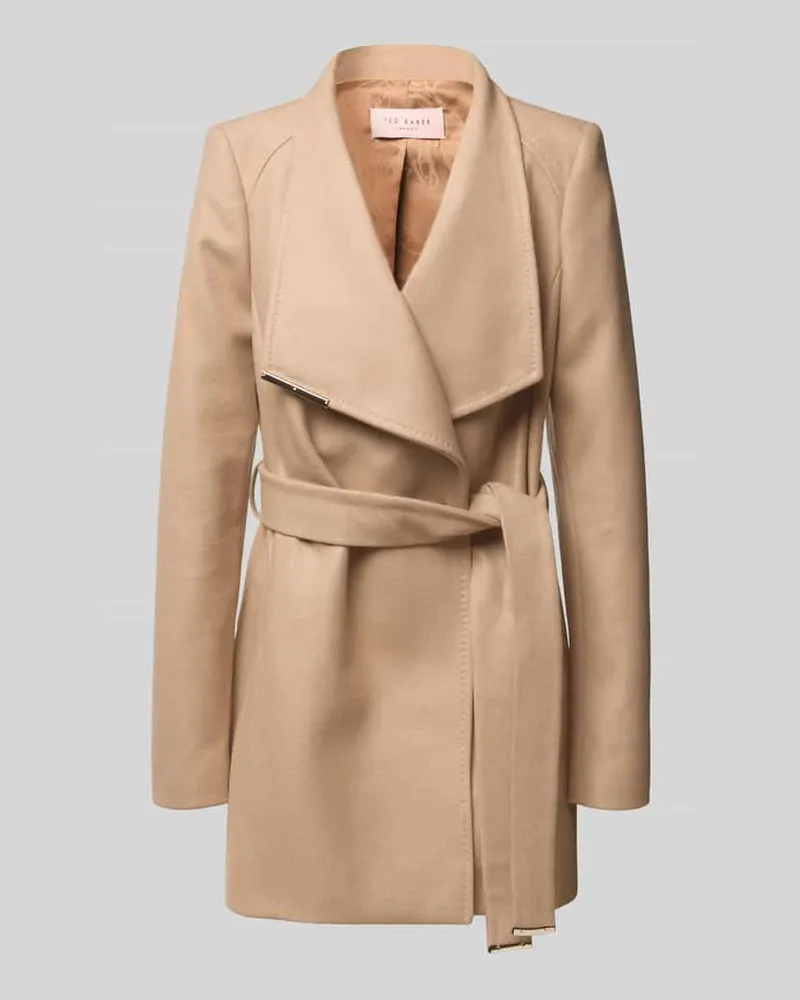 Ted Baker Mantel mit Kaschmir-Anteil Modell 'ROSESS Sand