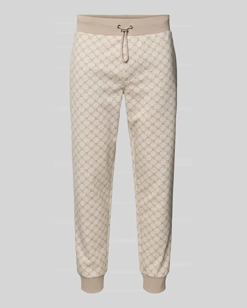 JOOP! Sweatpants mit elastischem Bund Modell 'Eliton Sand