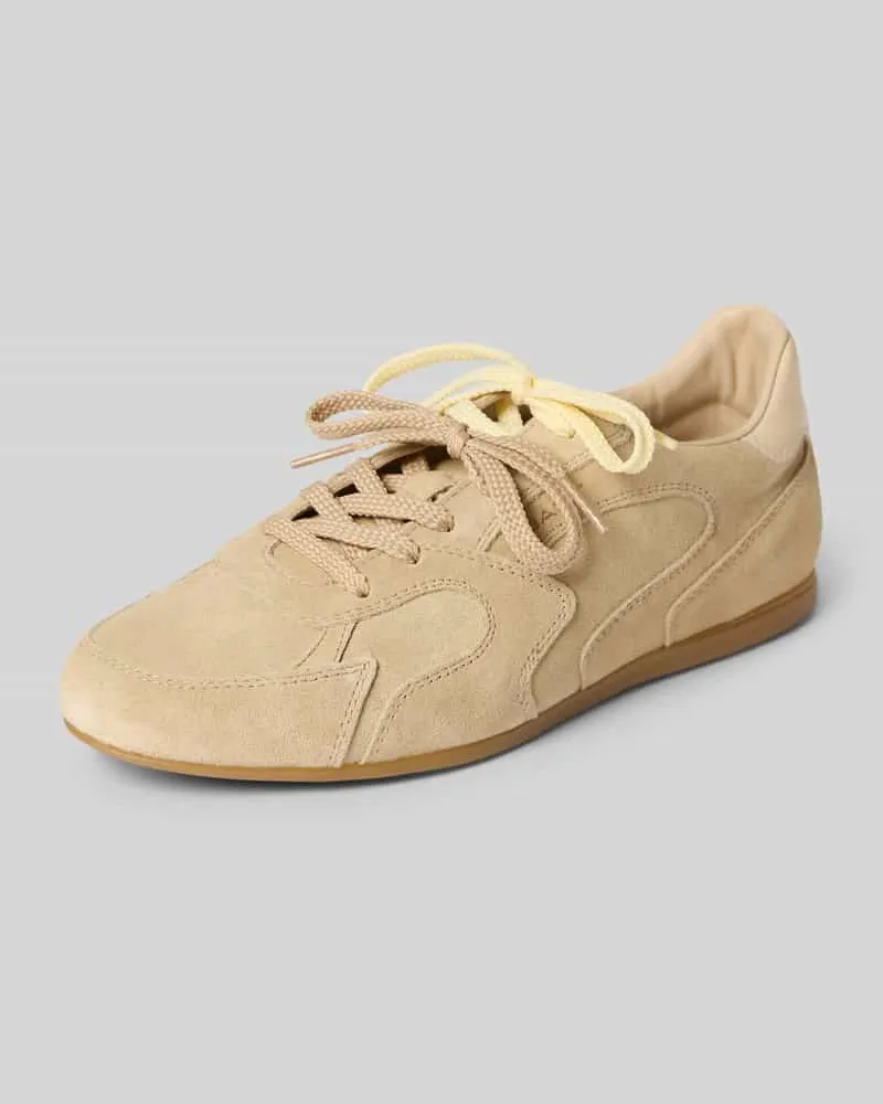 Gant Sneaker aus Leder mit Label-Detail Modell 'Sperly Beige