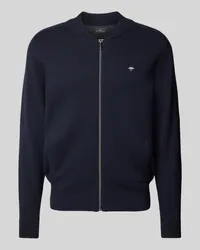 Fynch-Hatton Strickjacke mit Reißverschluss Marine