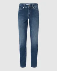 MAC Jeans Feminine Fit Jeans mit Stretch-Anteil Modell 'Melanie Blau