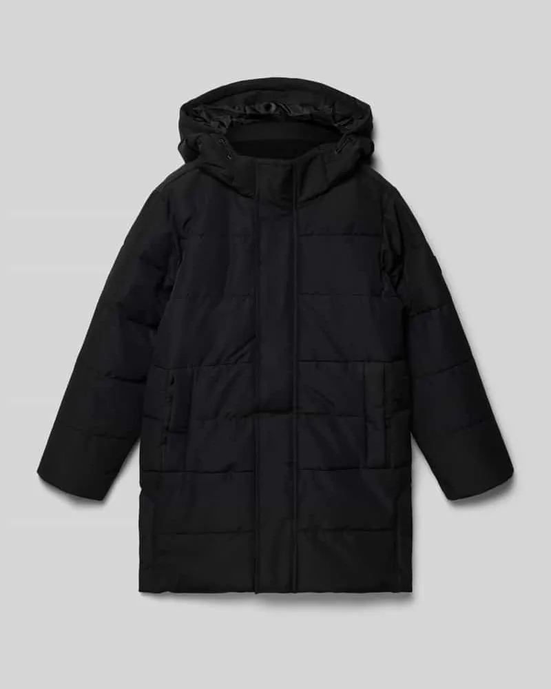 Only & Sons Regular Fit Steppjacke mit abnehmbarer Kapuze Modell 'CARL Black
