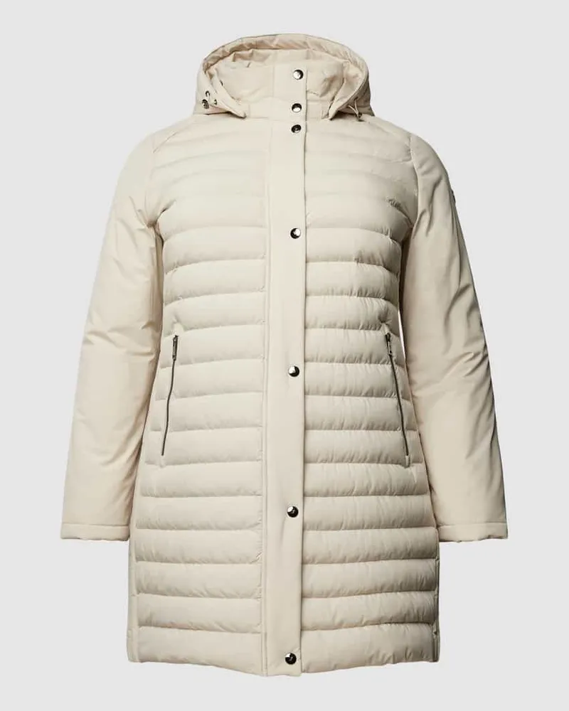 Fuchs Schmitt Steppjacke mit Nahtreißverschluss Kitt