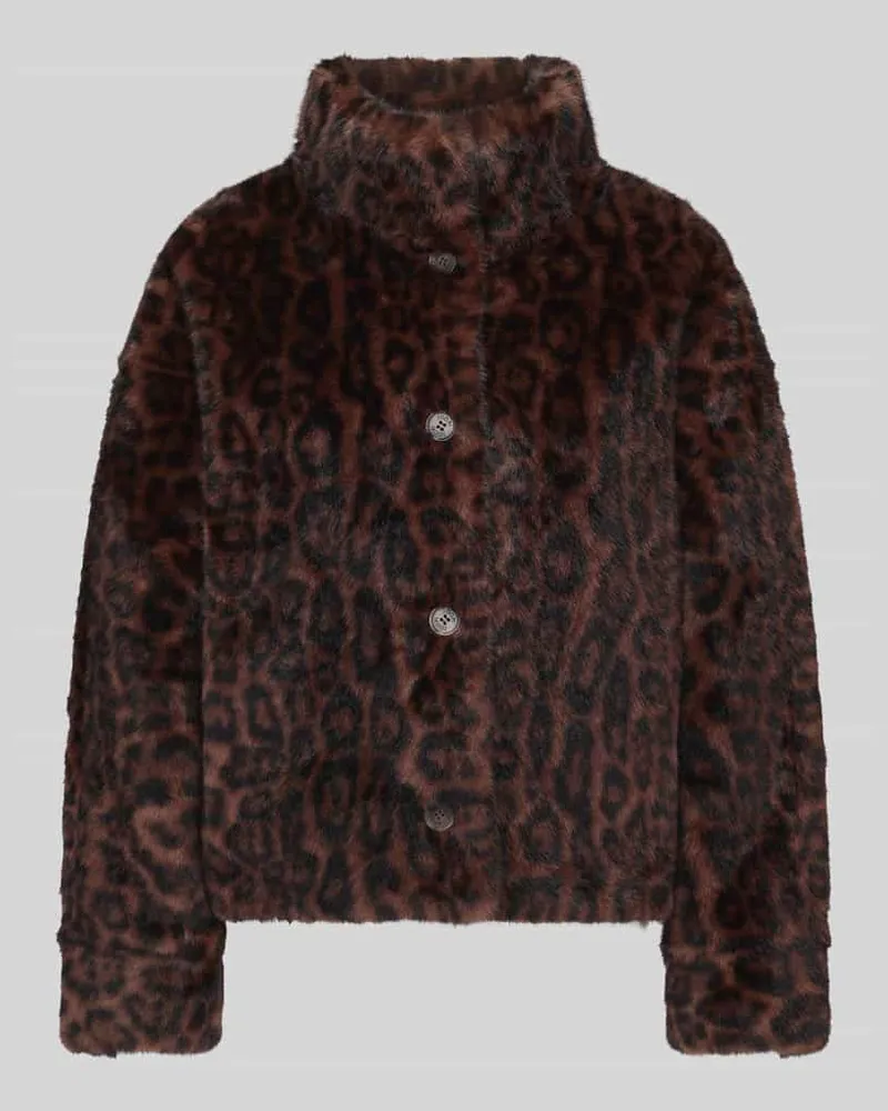 JOOP! Webpelzjacke mit Stehkragen Modell '264O32Ozana Schoko