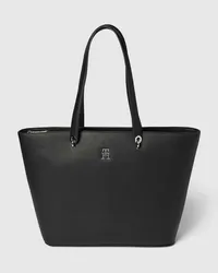 Tommy Hilfiger Tote Bag in Leder-Optik Black