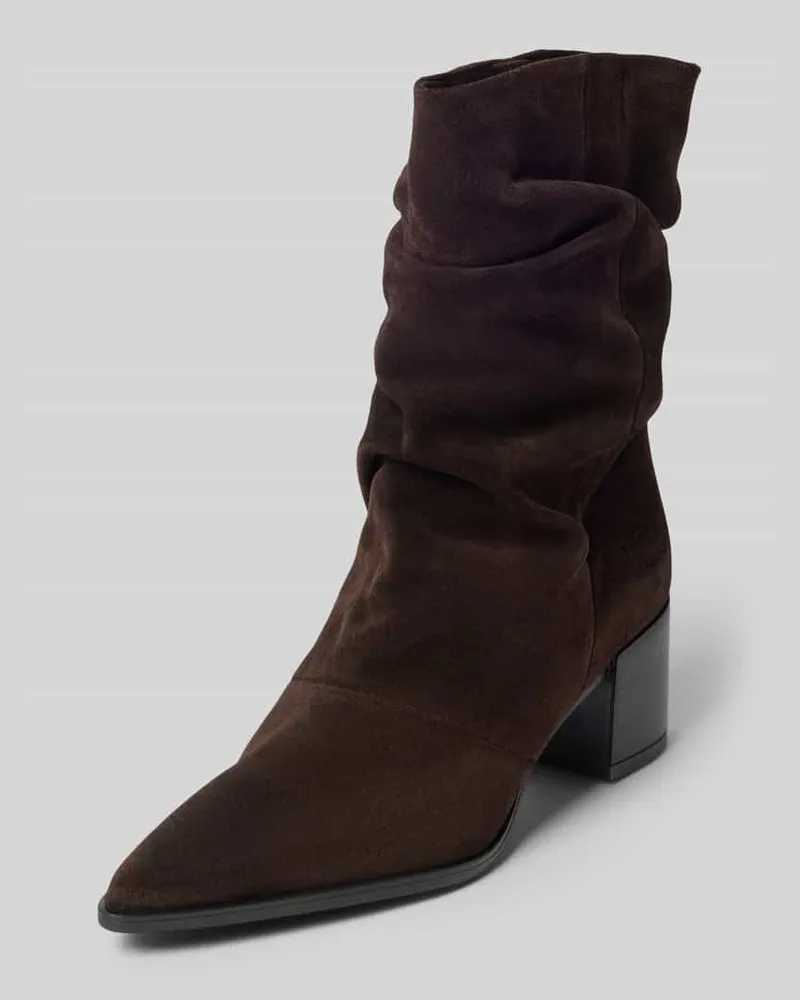 Copenhagen Stiefel aus echtem Leder Dunkelbraun