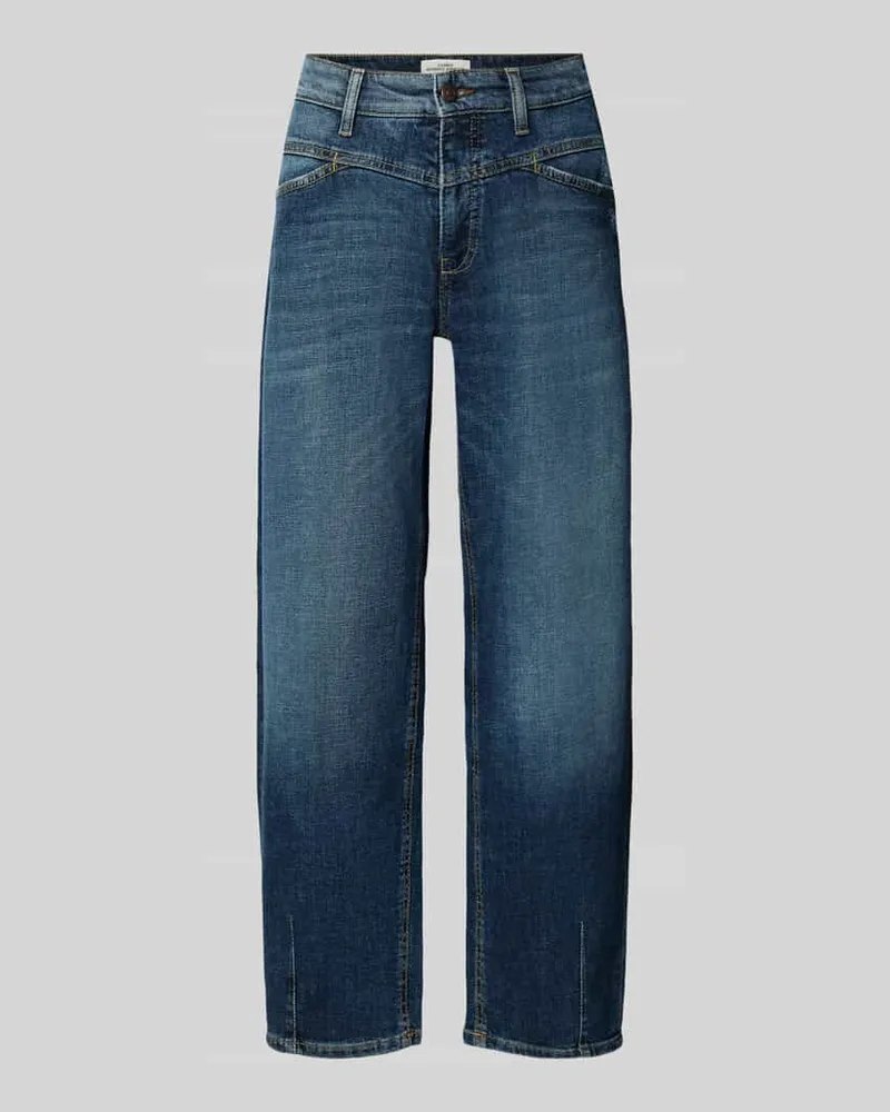 Cambio Relaxed Fit Jeans mit Eingrifftaschen Modell 'ELIN Dunkelblau