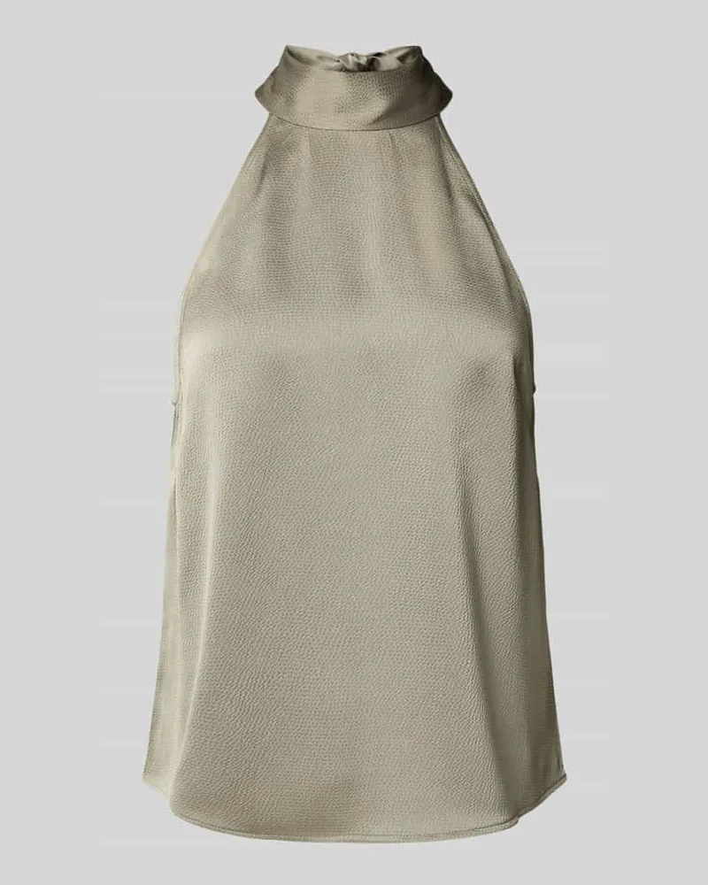 Samsøe & Samsøe Regular Fit Blusentop mit Neckholder Modell 'SARHEO Oliv