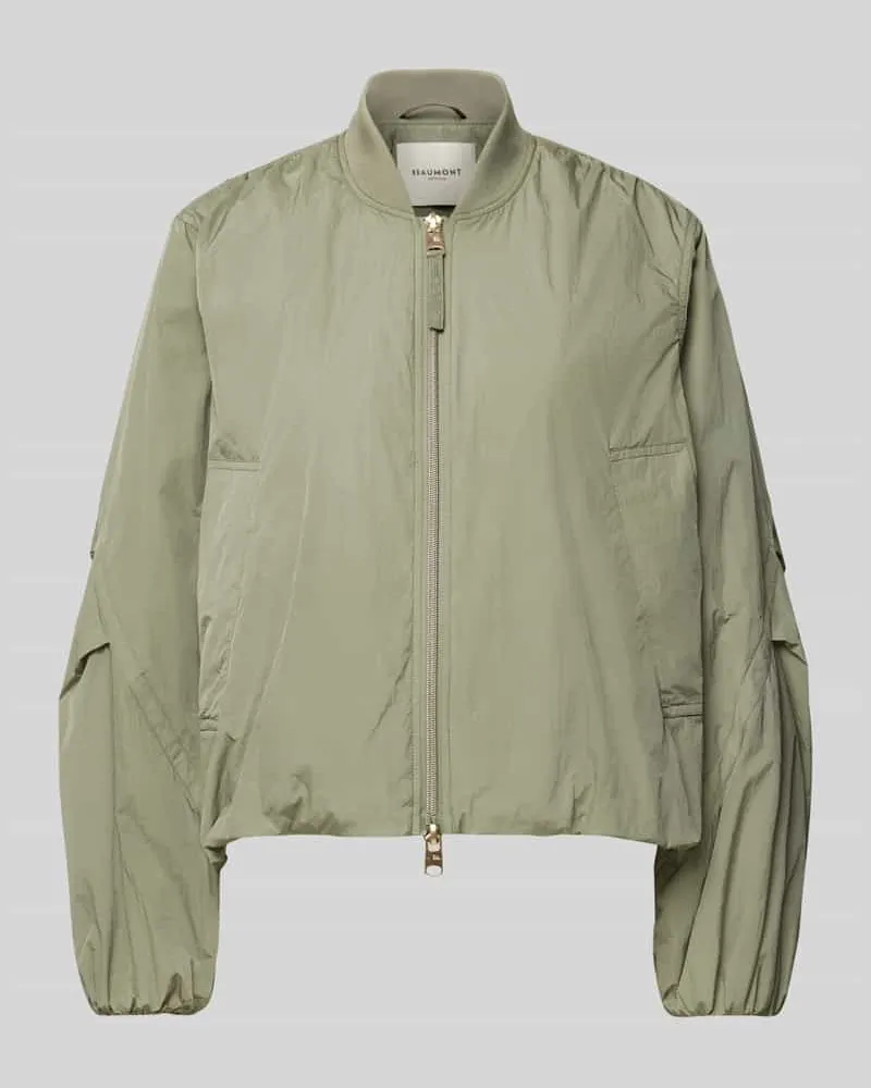 Beaumont Amsterdam Bomberjacke mit Zweiwege-Reißverschluss Modell 'JOAN Khaki