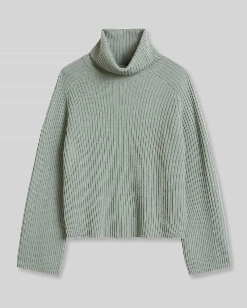Marc O'Polo Turtleneck mit breitem Rollkragen Aqua