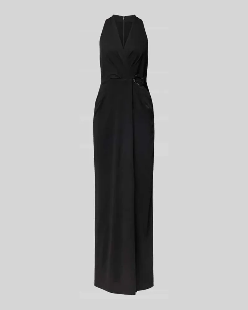 Ralph Lauren Abendkleid in Wickel-Optik Modell 'RUKAN Black