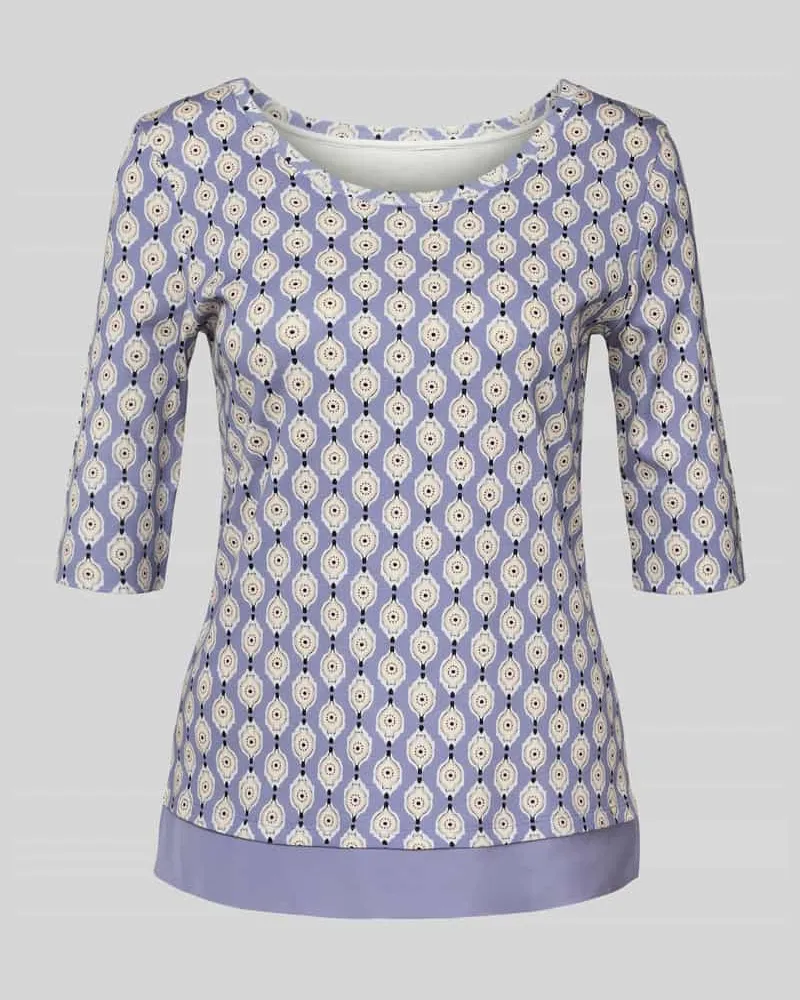 Marc Cain T-Shirt mit 1/2-Ärmel Lavender
