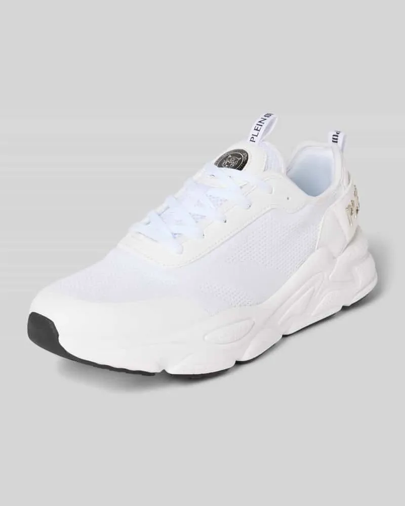Philipp Plein Sneaker mit Label-Applikation Modell 'MATCH POINT Weiss