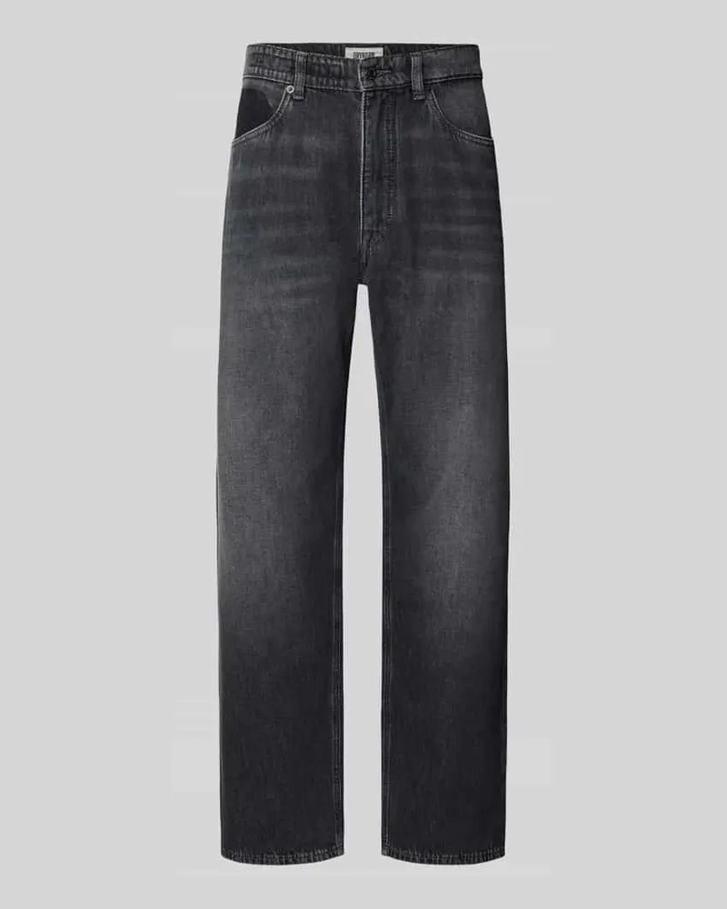 Drykorn Baggy Fit Jeans aus reiner Baumwolle Anthrazit
