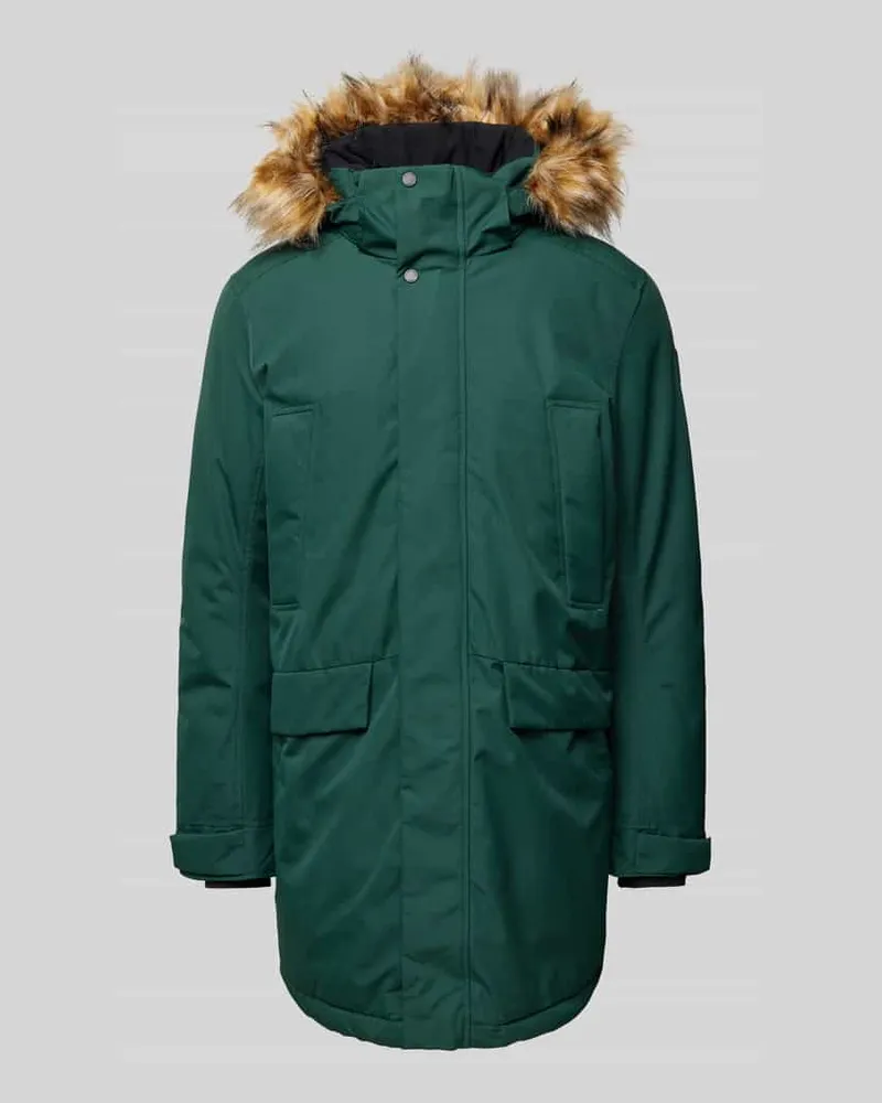 Icepeak Parka mit Kunstfellbesatz Modell 'ALAMOS Oliv