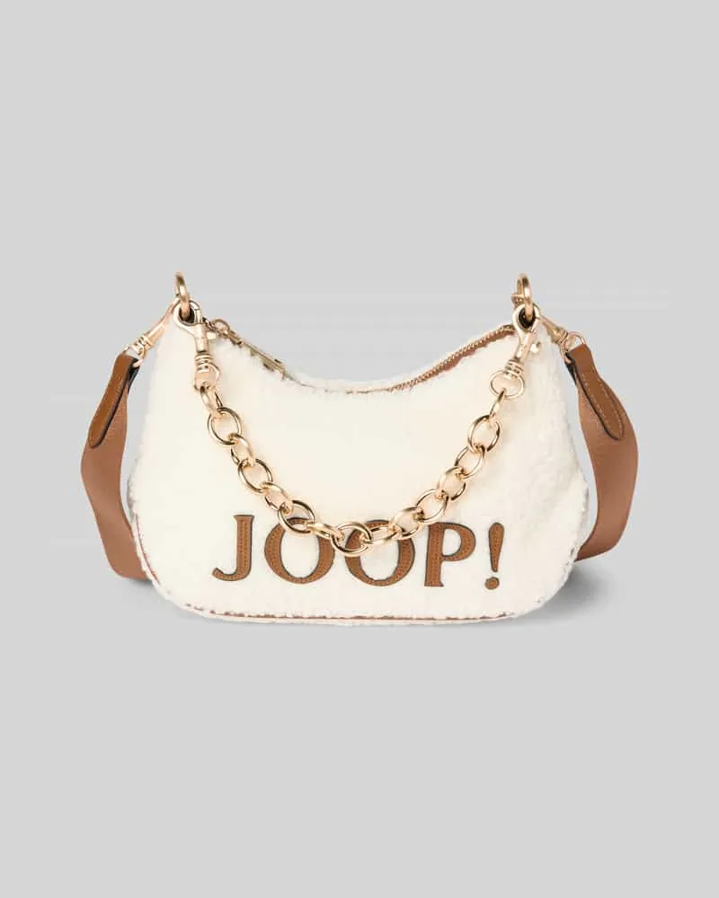 JOOP! Shoulder Bag mit mit Logo-Stitching Modell 'lanoso Ecru