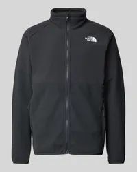 The North Face Sweatjacke mit Label-Stitching Modell 'GLACIER Dunkelgrau