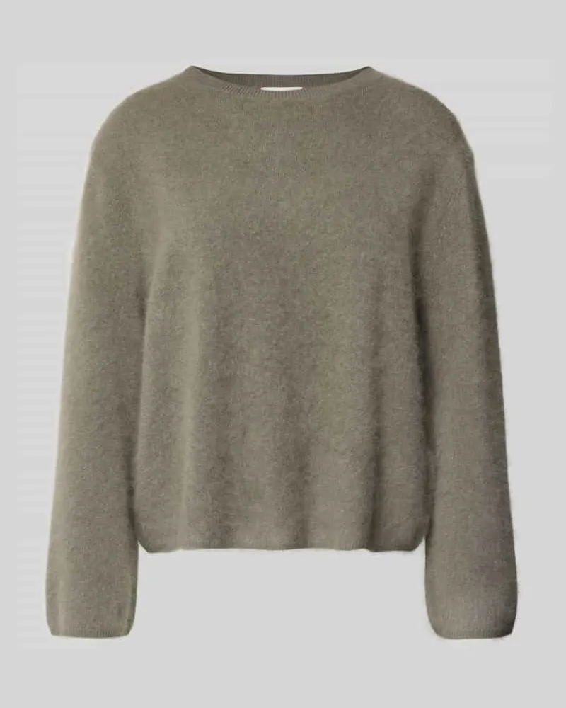 MARELLA Strickpullover aus Baumwoll-Kaschmir-Mix Modell 'NANTI Oliv