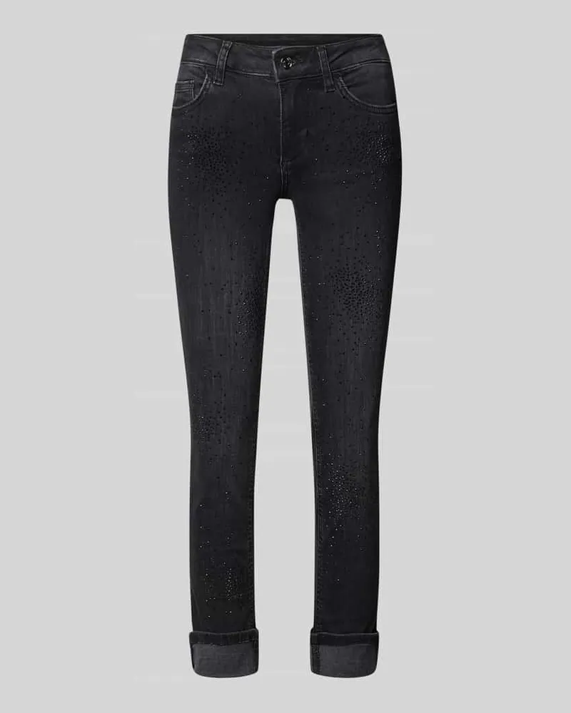 Liu Jo Slim Fit Jeans in 7/8-Länge Modell 'Skinny Black