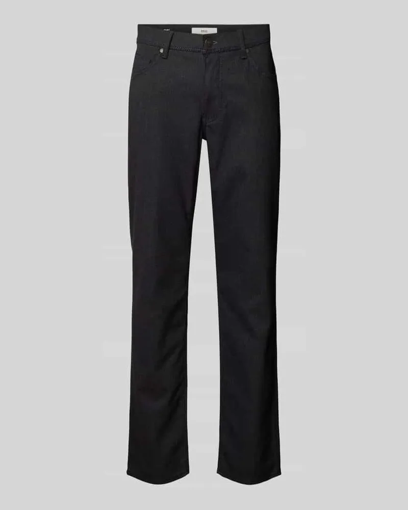 Brax Straight Fit Stoffhose mit Baumwoll-Anteil Modell 'CADIZ Marine