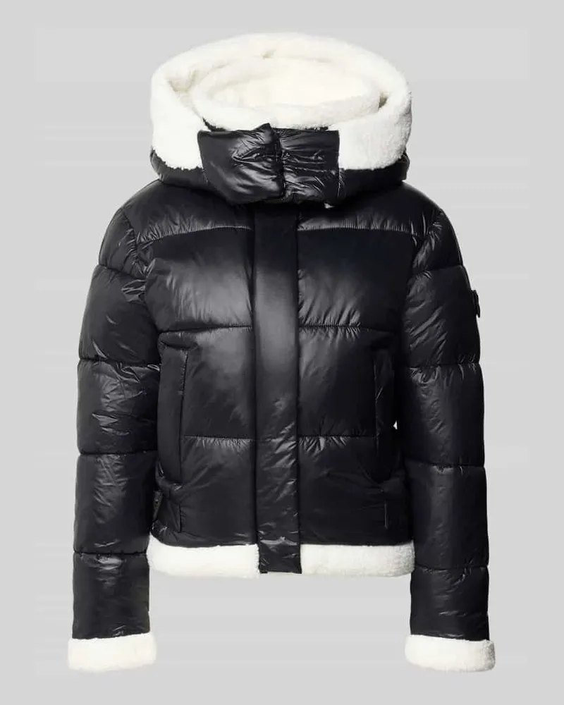 khujo Steppjacke mit Eingrifftaschen Modell 'NESSIE Black