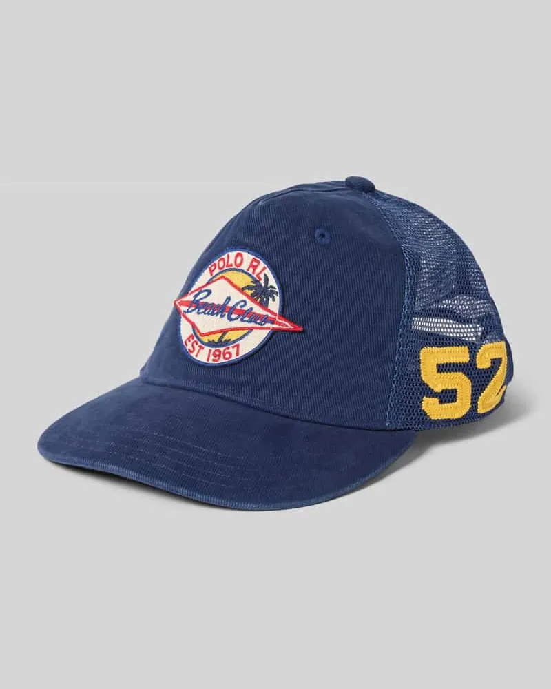 Ralph Lauren Trucker Cap mit Label-Patch Marine