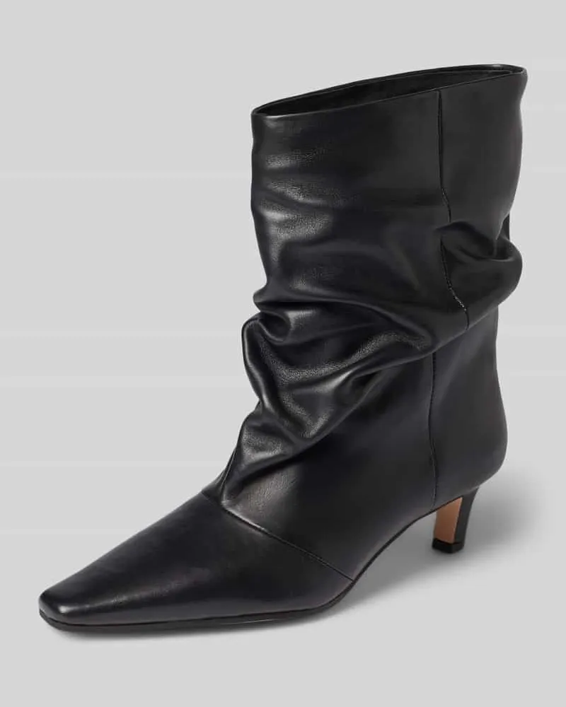 Steve Madden Stiefelette mit Kitten Heel aus Rindsnappa Black