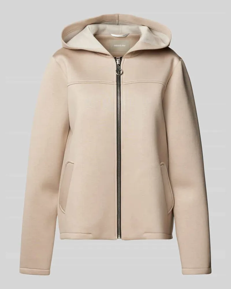 AMBER & JUNE Jacke mit Kapuze Beige