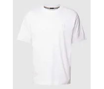 T-Shirt mit Label-Stitching Modell 'Tames
