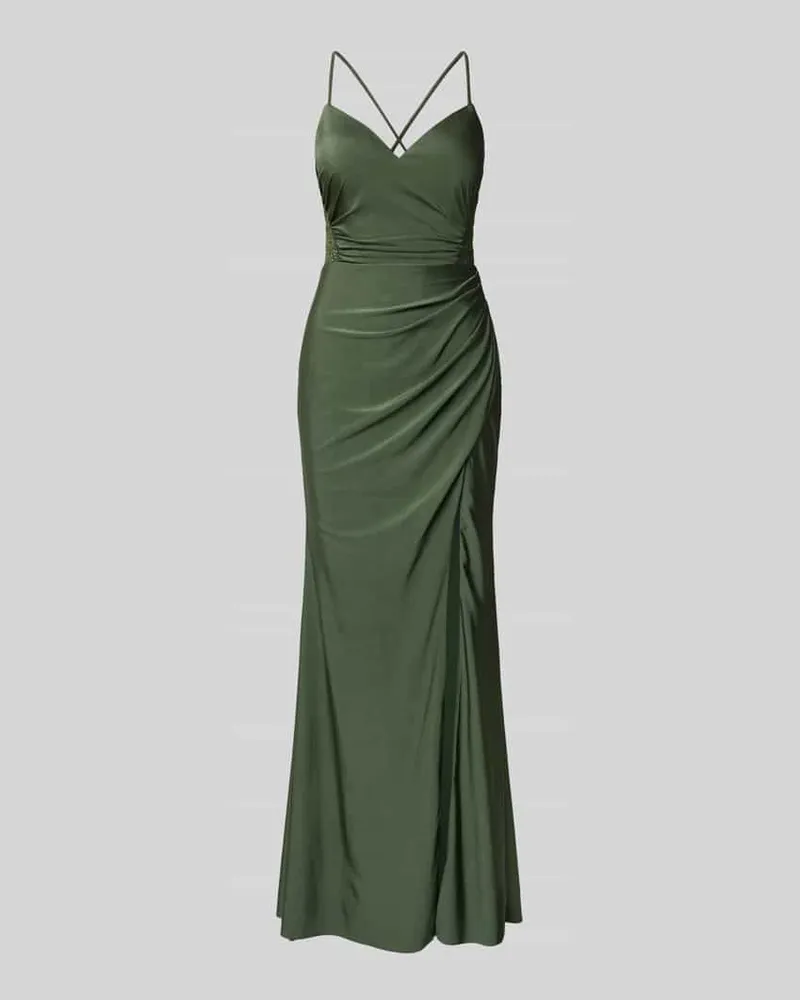 LUXUAR Abendkleid in Maxilänge Schilf