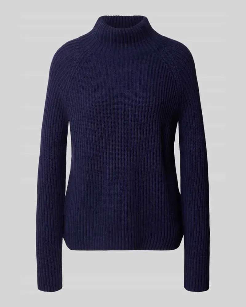 Drykorn Strickpullover mit Stehkragen Modell 'ARWEN Marine