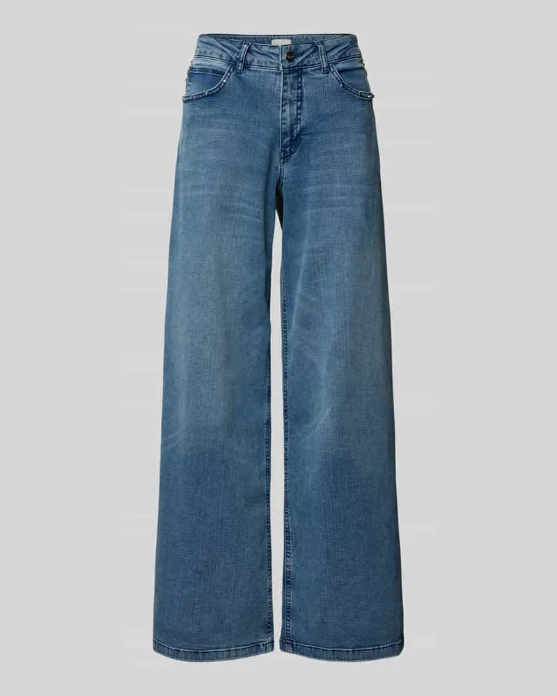 Milano Italy Jeans mit 5-Pocket-Design Jeansblau