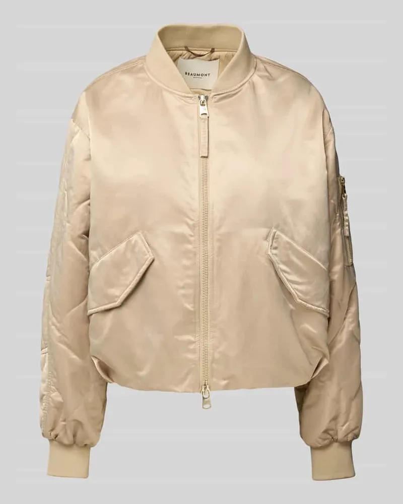 Beaumont Amsterdam Bomberjacke mit Zweiwege-Reißverschluss Modell 'HADY Beige