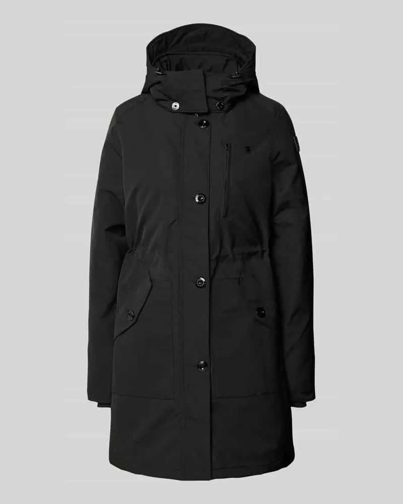 G-STAR RAW Parka mit Knopfleiste Modell 'Vodan Black