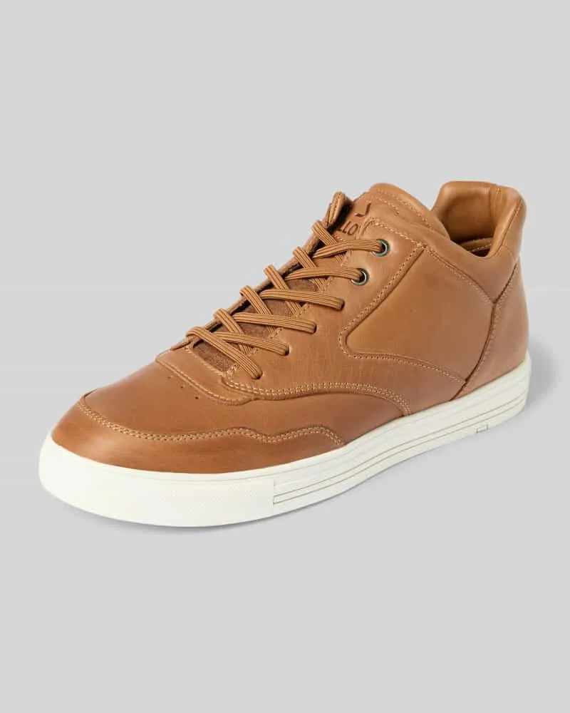 Lloyd Sneakers mit Label-Detail Modell 'ARENA Cognac