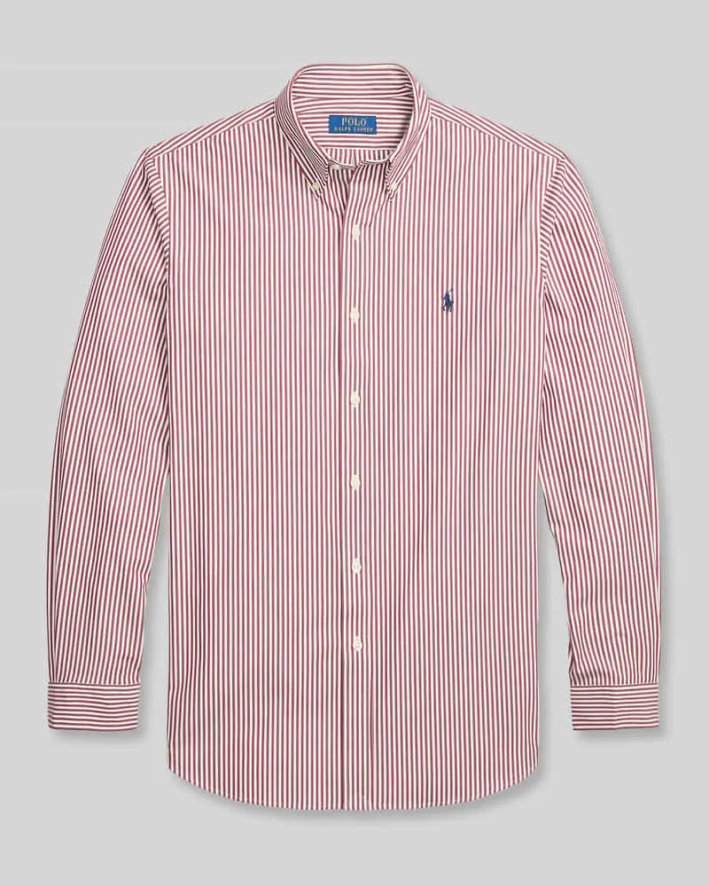 Ralph Lauren Custom Fit Freizeithemd aus Baumwoll-Mix Hellrot