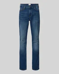 Mustang Straight Leg Jeans im 5-Pocket-Design Modell 'Vegas Jeansblau