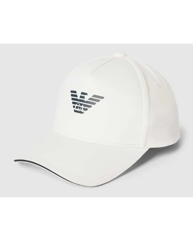 Emporio Armani Basecap mit Logo-Detail Offwhite